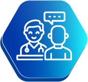virtual medical consultation icon